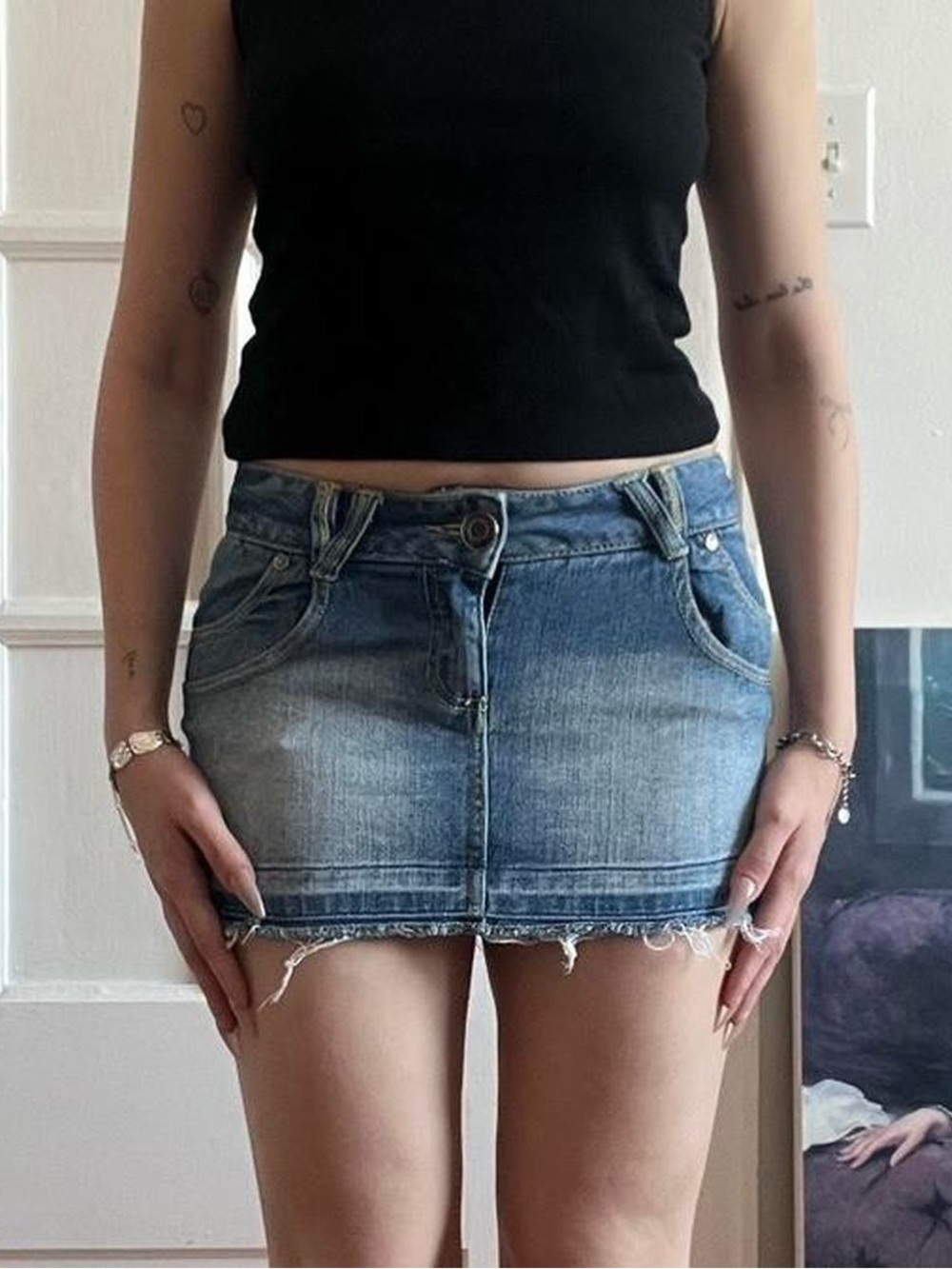 O’Neill Y2K Mini Jean/Denim Skirt